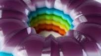 Rainbow Jello Mold Rainbow Jello Mold