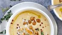 Roasted Cauliflower and Chickpea Soup Roasted Cauliflower and Chickpea Soup