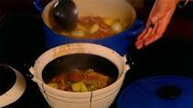 Slow-cooked honeycomb tripe Slow-cooked honeycomb tripe