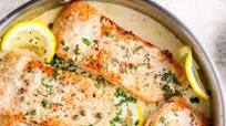Creamy Salmon Piccata Recipe Creamy Salmon Piccata Recipe