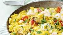 Spanish seafood rice Spanish seafood rice