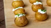 Mini Baked Potatoes Mini Baked Potatoes