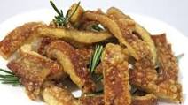 EASIEST KETO SNACK OF CRISPY PORK CRACKLING STRIPS EASIEST KETO SNACK OF CRISPY PORK CRACKLING STRIPS