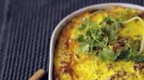 Bobotie with brown rice and lentils Bobotie with brown rice and lentils