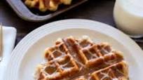 Cinnamon Roll Liege Waffles - Belgian Sugar Waffles Cinnamon Roll Liege Waffles - Belgian Sugar Waffles