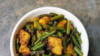 Aloo Beans Recipe | Potato & French Beans Aloo Beans Recipe | Potato & French Beans