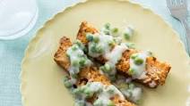 Salmon Loaf with Creamed Peas Salmon Loaf with Creamed Peas