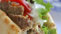 Homemade Greek Gyros with Tzatziki Sauce (Kebabs*) Homemade Greek Gyros with Tzatziki Sauce (Kebabs*)