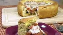 Vegetarian Deep Dish Pizza Vegetarian Deep Dish Pizza