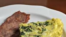 Spinach, Mushroom and Goat Cheese Frittata Spinach, Mushroom and Goat Cheese Frittata