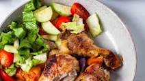 Healthy chicken drumsticks with sweet potatoes & apples Healthy chicken drumsticks with sweet potatoes & apples