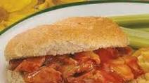 Barbecued Sliced Pork Sandwiches Barbecued Sliced Pork Sandwiches