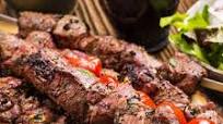 Marinated Greek Lamb Souvlaki recipe (Skewers) with Pita and Tzatziki Marinated Greek Lamb Souvlaki recipe (Skewers) with Pita and Tzatziki