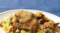 Chicken, mushroom, and brown rice slow cooker casserole Chicken, mushroom, and brown rice slow cooker casserole
