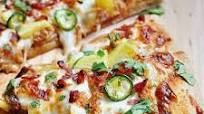 Pineapple Pulled Pork Pizza with Bacon, Jalapenos, & Cilantro Pineapple Pulled Pork Pizza with Bacon, Jalapenos, & Cilantro