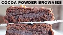 Cocoa Powder Brownies Cocoa Powder Brownies