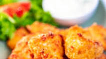 Crispy Baked Keto Chicken Nuggets Crispy Baked Keto Chicken Nuggets