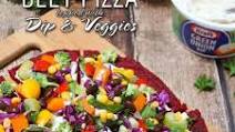 Fresh Veggie Pizza & Dip Fresh Veggie Pizza & Dip