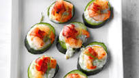 Tzatziki Shrimp Cucumber Rounds Tzatziki Shrimp Cucumber Rounds