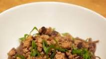 Dinner Tonight: Minced Pork with Soba Noodles Recipe Dinner Tonight: Minced Pork with Soba Noodles Recipe
