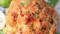 Mediterranean Whole Roasted Cauliflower Mediterranean Whole Roasted Cauliflower
