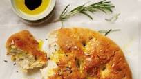 Garlic and rosemary focaccia style bread Garlic and rosemary focaccia style bread