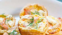 Mini Salmon Quiches Mini Salmon Quiches