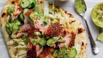 Blackened Salmon with Grilled Naan Blackened Salmon with Grilled Naan