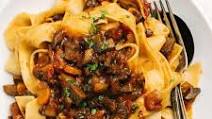 Mushroom Bolognese Mushroom Bolognese