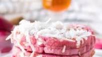 Pink Waffles (Gluten-Free Option) Pink Waffles (Gluten-Free Option)