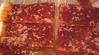Rhode Island-Style Pizza Strips aka Bakery Pizza Rhode Island-Style Pizza Strips aka Bakery Pizza