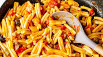 Casarecce Pasta with Mediterranean Vegetables Casarecce Pasta with Mediterranean Vegetables