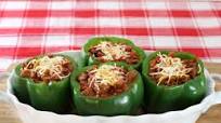 Baked Stuffed Green Peppers Baked Stuffed Green Peppers