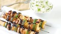 Grilled Chicken and Vegetable Kabobs with Cilantro Lime Rice Grilled Chicken and Vegetable Kabobs with Cilantro Lime Rice