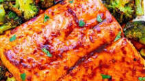 Sheet Pan Asian Salmon and Broccoli Sheet Pan Asian Salmon and Broccoli
