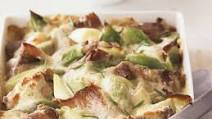 Pork and Leek Gratin with Cheese Pork and Leek Gratin with Cheese