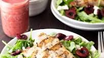 Fresh Cherry Salad with Chicken & Cherry Balsamic Dressing Fresh Cherry Salad with Chicken & Cherry Balsamic Dressing