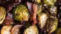 Air Fryer Brussels Sprouts and Bacon Air Fryer Brussels Sprouts and Bacon
