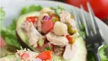 Avocado Filled Canned Tuna Ceviche Salad Avocado Filled Canned Tuna Ceviche Salad