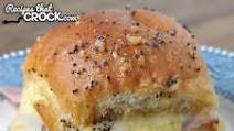 Crock Pot Ham and Swiss Sliders Crock Pot Ham and Swiss Sliders