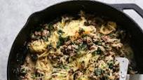 Spaghetti Squash with Paleo White Bolognese Sauce Spaghetti Squash with Paleo White Bolognese Sauce