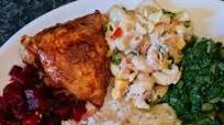 Grilled Chicken with Sweetcorn and Salads Recipe Grilled Chicken with Sweetcorn and Salads Recipe