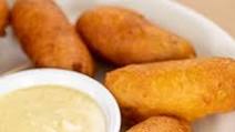 Gluten Free Corn Dogs + Corn Fritters Gluten Free Corn Dogs + Corn Fritters