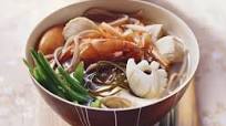 Japanese-style Seafood Soup with Soba Noodles Japanese-style Seafood Soup with Soba Noodles