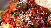Homemade Spaghetti and Meatballs Homemade Spaghetti and Meatballs