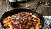 Miso-Crusted Pork Roast with Apples Miso-Crusted Pork Roast with Apples