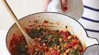 Chana masala (chickpea curry) with spinach Chana masala (chickpea curry) with spinach