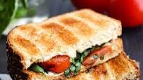 Toasted Caprese Sandwich Toasted Caprese Sandwich
