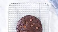 Giant Double Chocolate Cookie for One Giant Double Chocolate Cookie for One