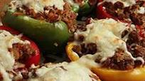 Pimientos rellenos con carne keto Pimientos rellenos con carne keto